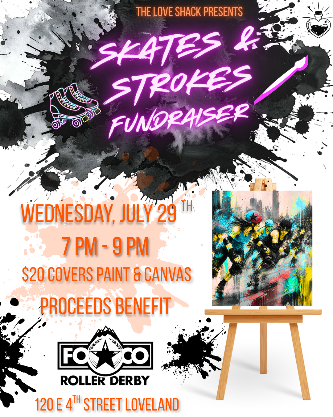 Skates & Strokes Fundraiser