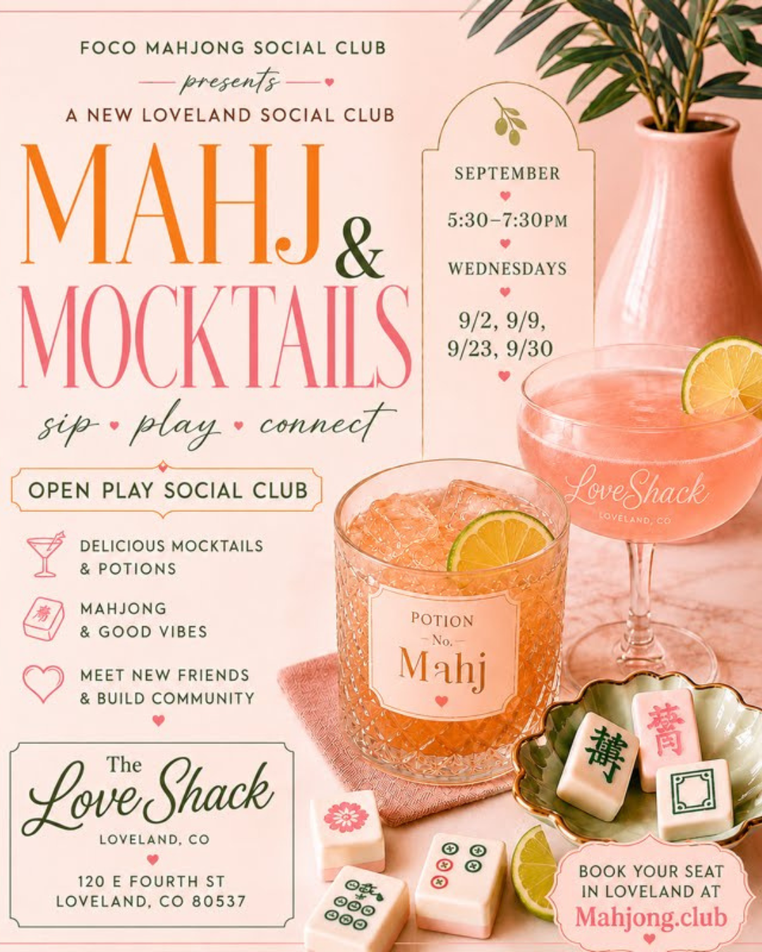 MAHJ &amp; MOCKTAILS