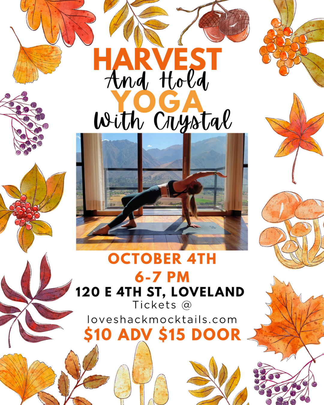 Harvest and Hold Yoga