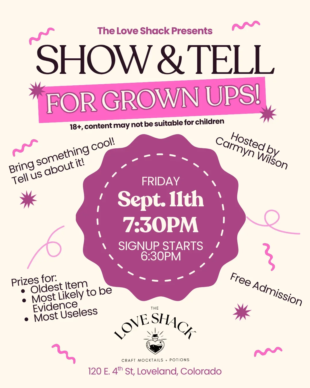 Show &amp; Tell for Grown Ups!