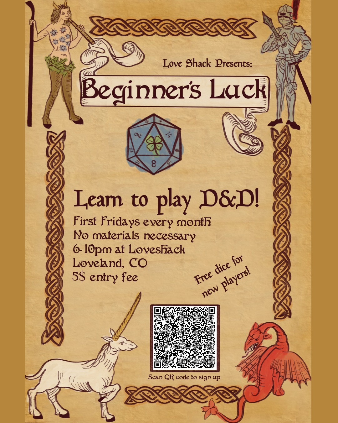 Beginner's Luck D&amp;D in the Dungeon