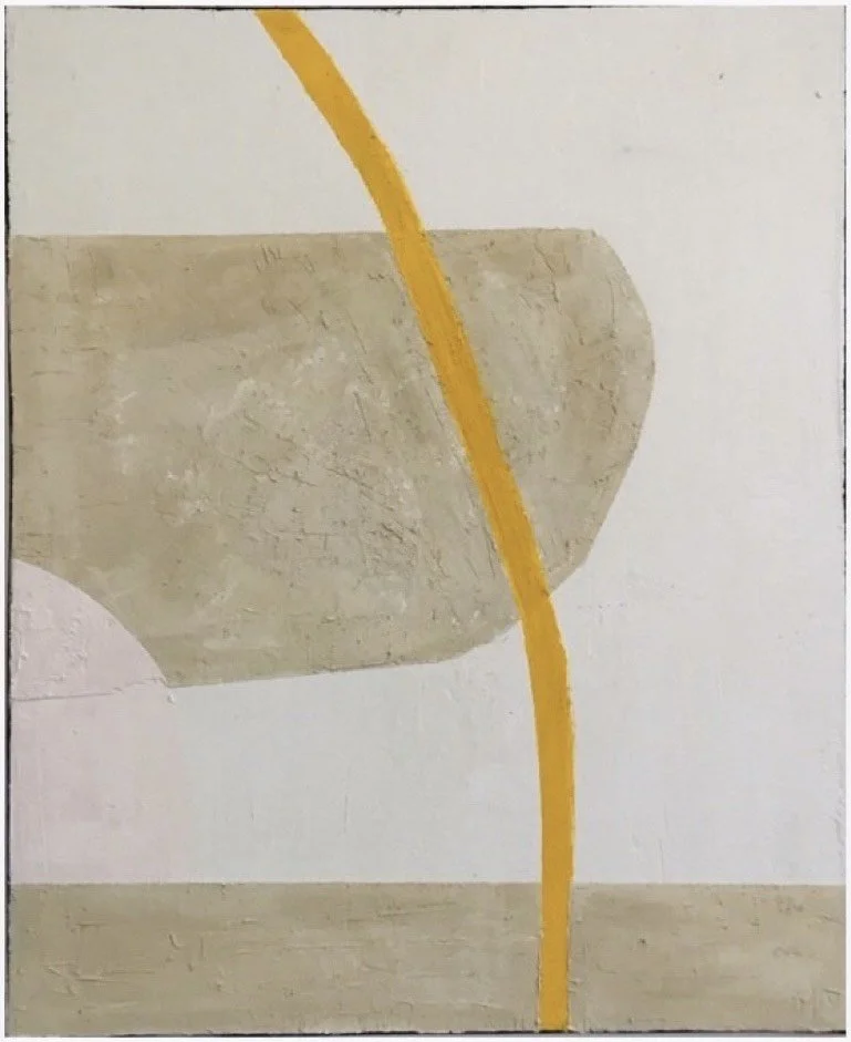 'The Garden Centre' mixed media and oil on canvas 100cm x 80cm