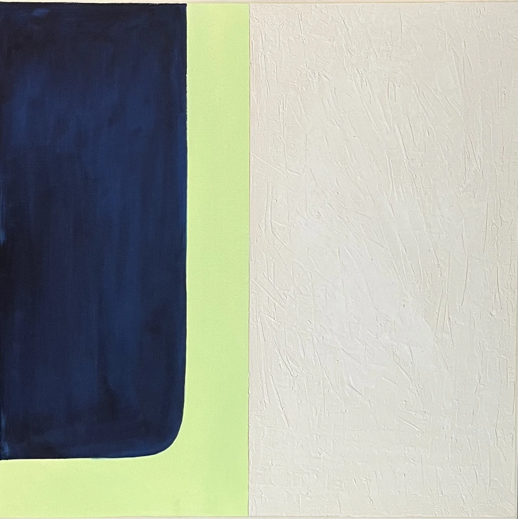 'Hidden Depth' mixed media and oil on canvas 90cm x 90cm