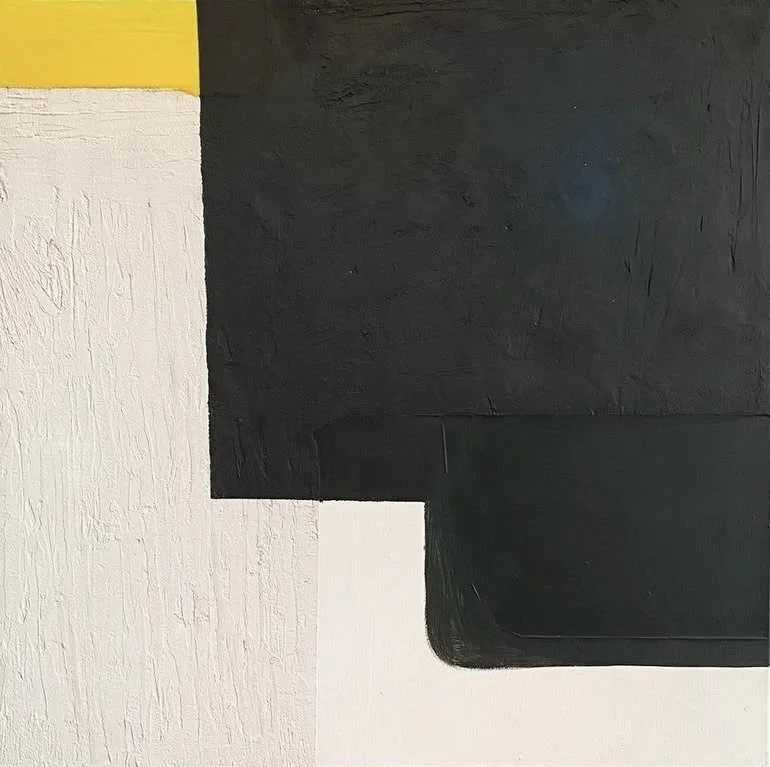 'The Hump' mixed media and oil on canvas 60cm x 60cm