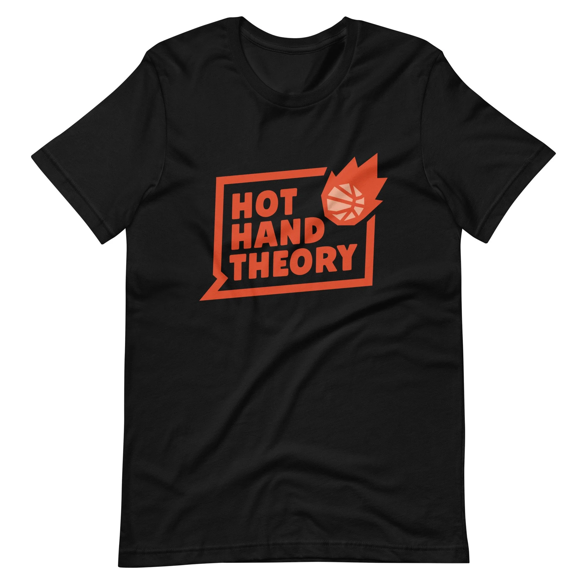 Black T-Shirt with the Main Hot Hand Theory Logo