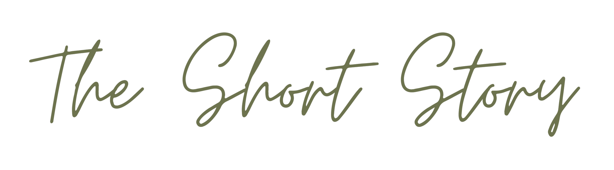 The image features text that reads 'The Short Story' in a stylized, cursive font on a black background.