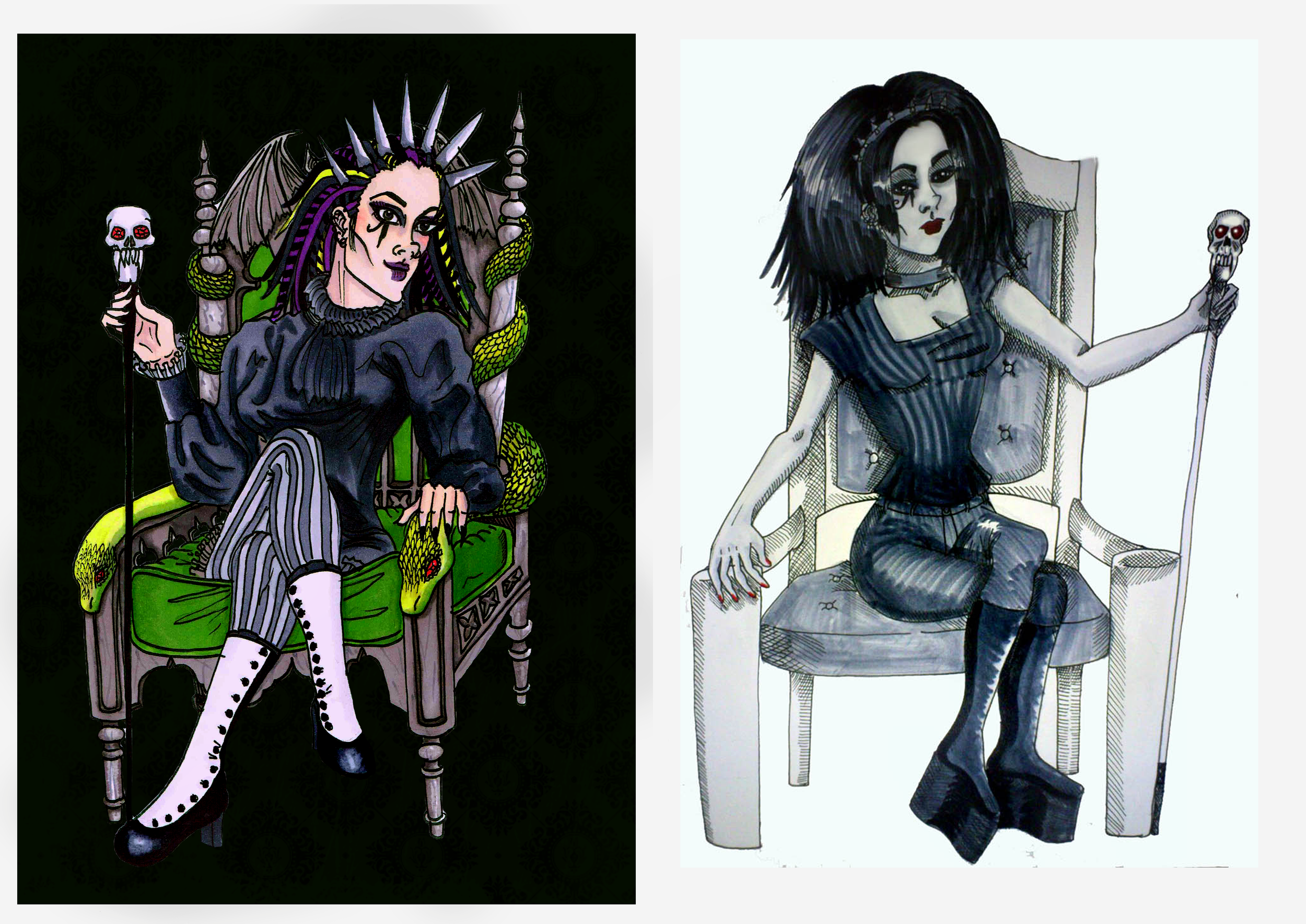 2021 versus 2012 - showing my progress as an artist