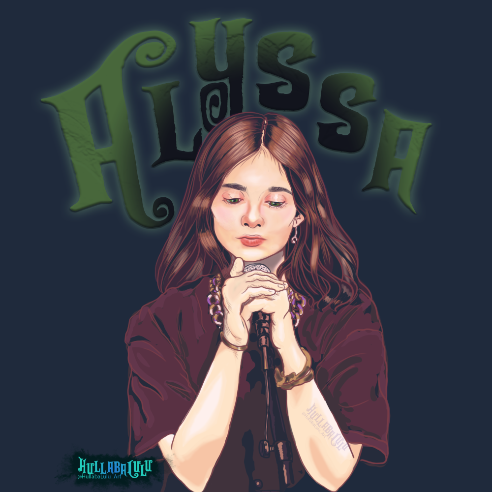 Fan art of my amazingly talented niece, Alyssa Seavers! She's a fantastic musician, and she deserves her music to be heard and enjoyed. 