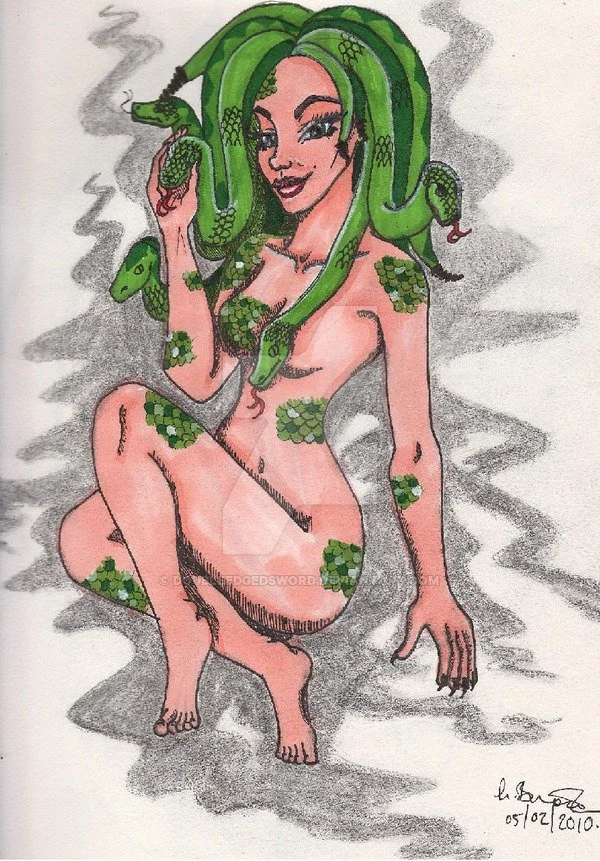 2010! I plan to redraw this one. This was from my days trying to get a tattoo apprenticeship. 