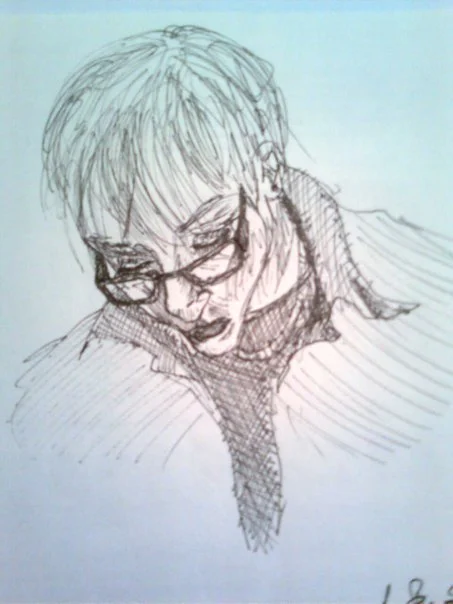 2009 - quick sketch of my sister