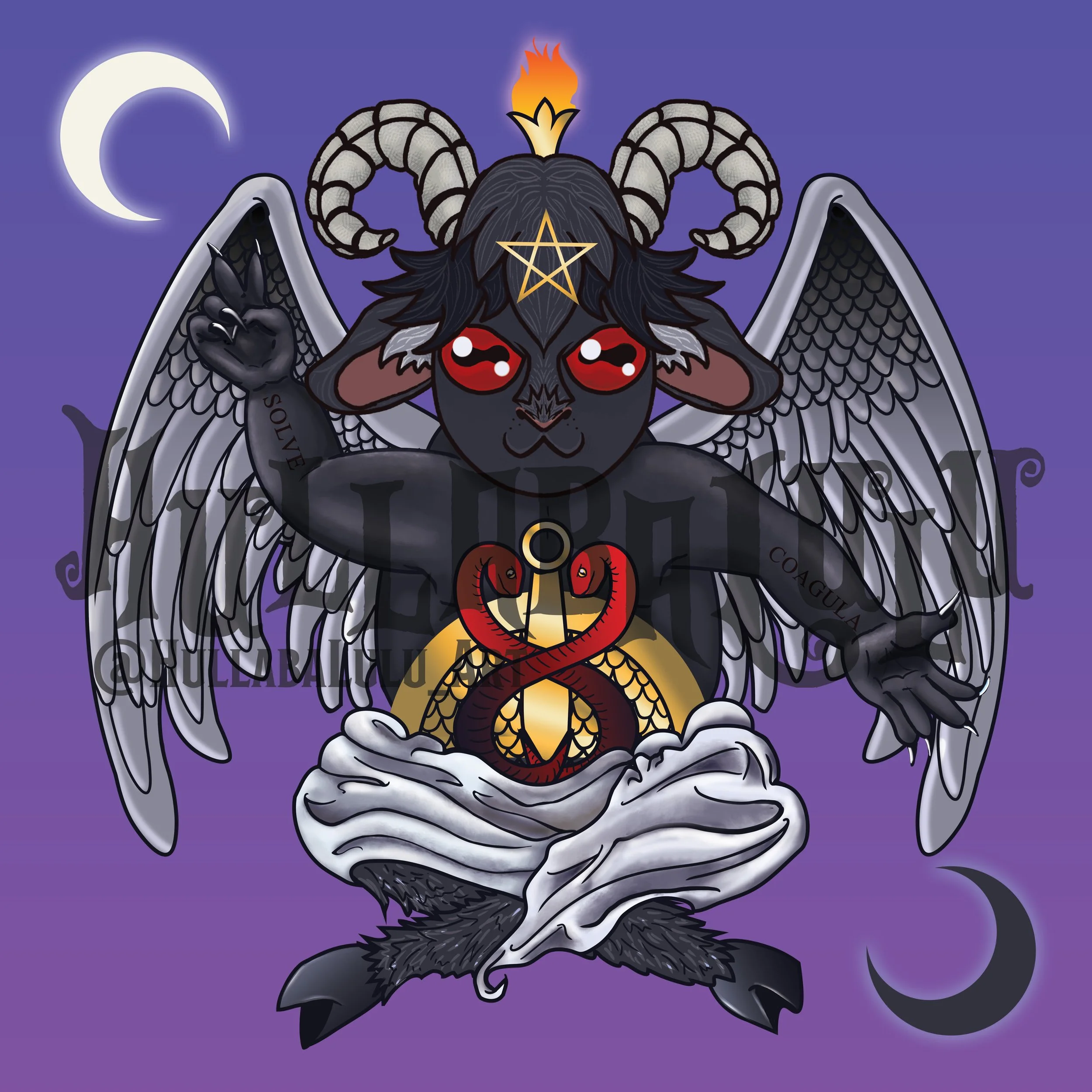 What could be cuter than a chibi baby Baphomet?