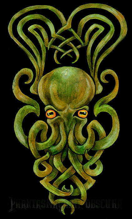 Cthulhu inspired knotwork from 2012