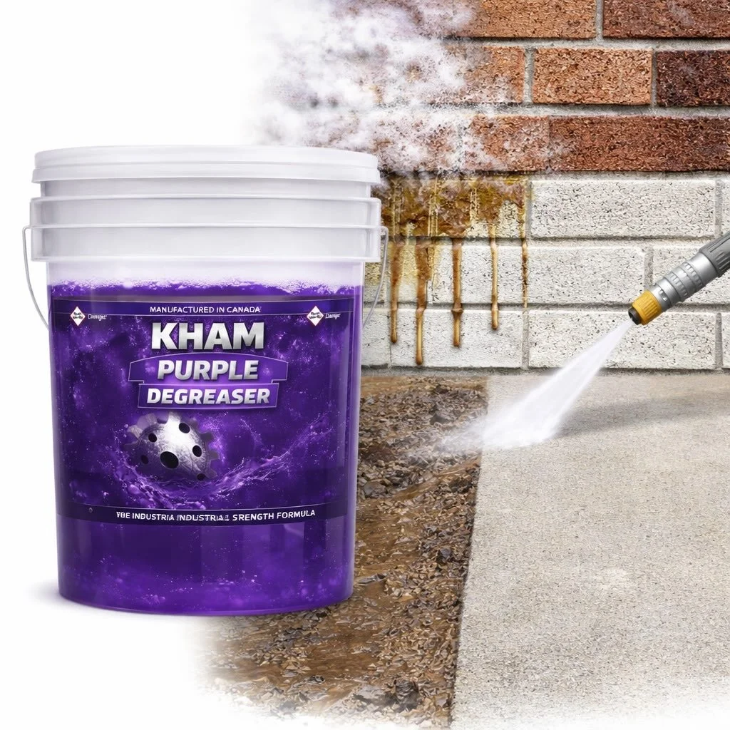 Purple Degreaser. Manufactured in Canada. 13pH. 💪 💜