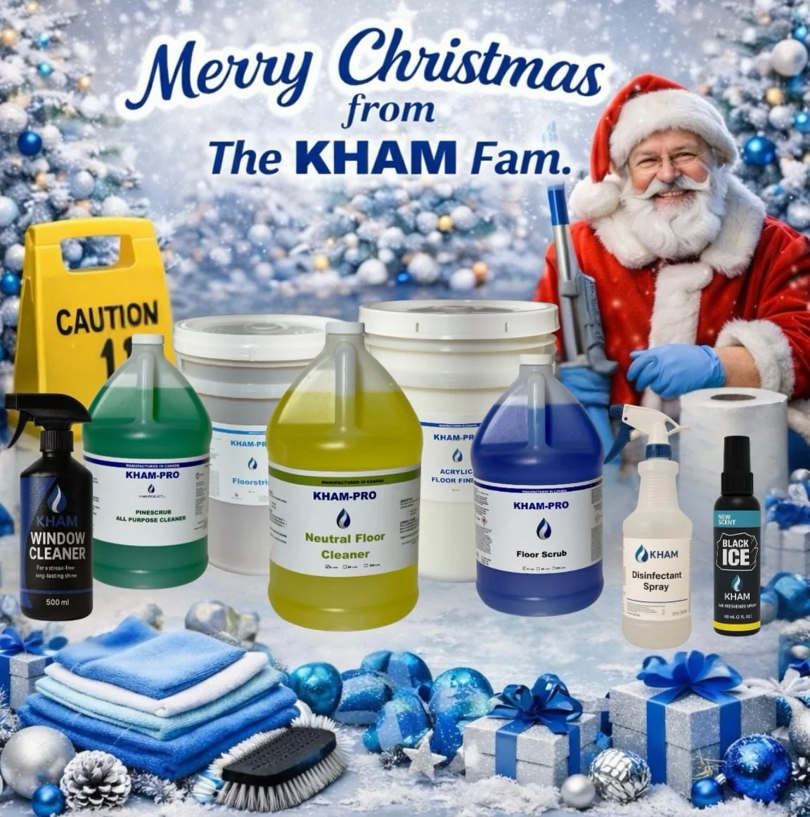 Merry Christmas from the KHAM Fam 🎄❄️
Wishing our customers, partners, and community a safe, joyful, and clean holiday season.
Thank you for trusting Kham Products all year long.