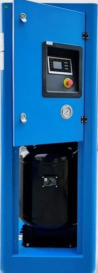 vertical variable speed air compressor with tank