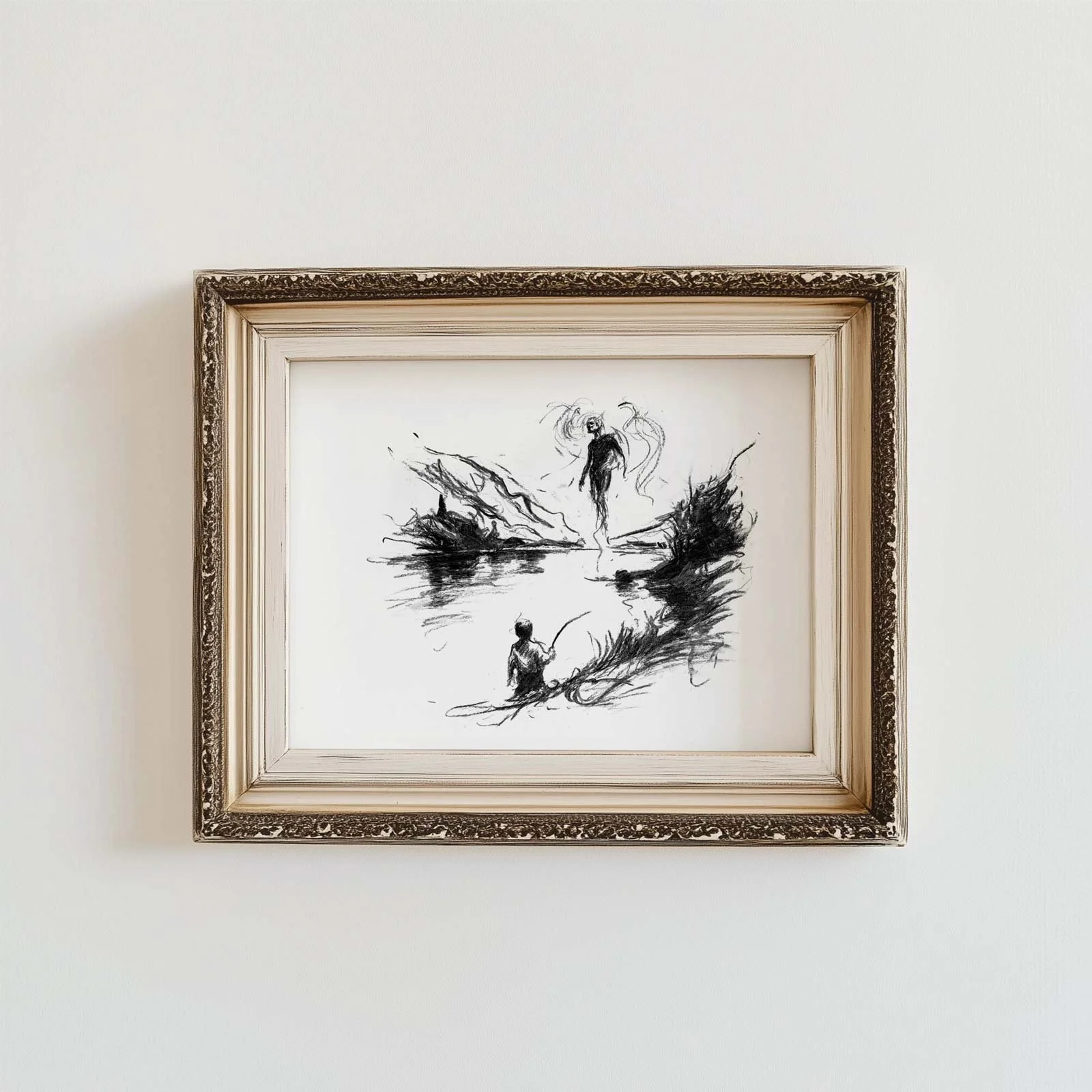 The Drowned Man of Esthwaite (A3 Open Print)