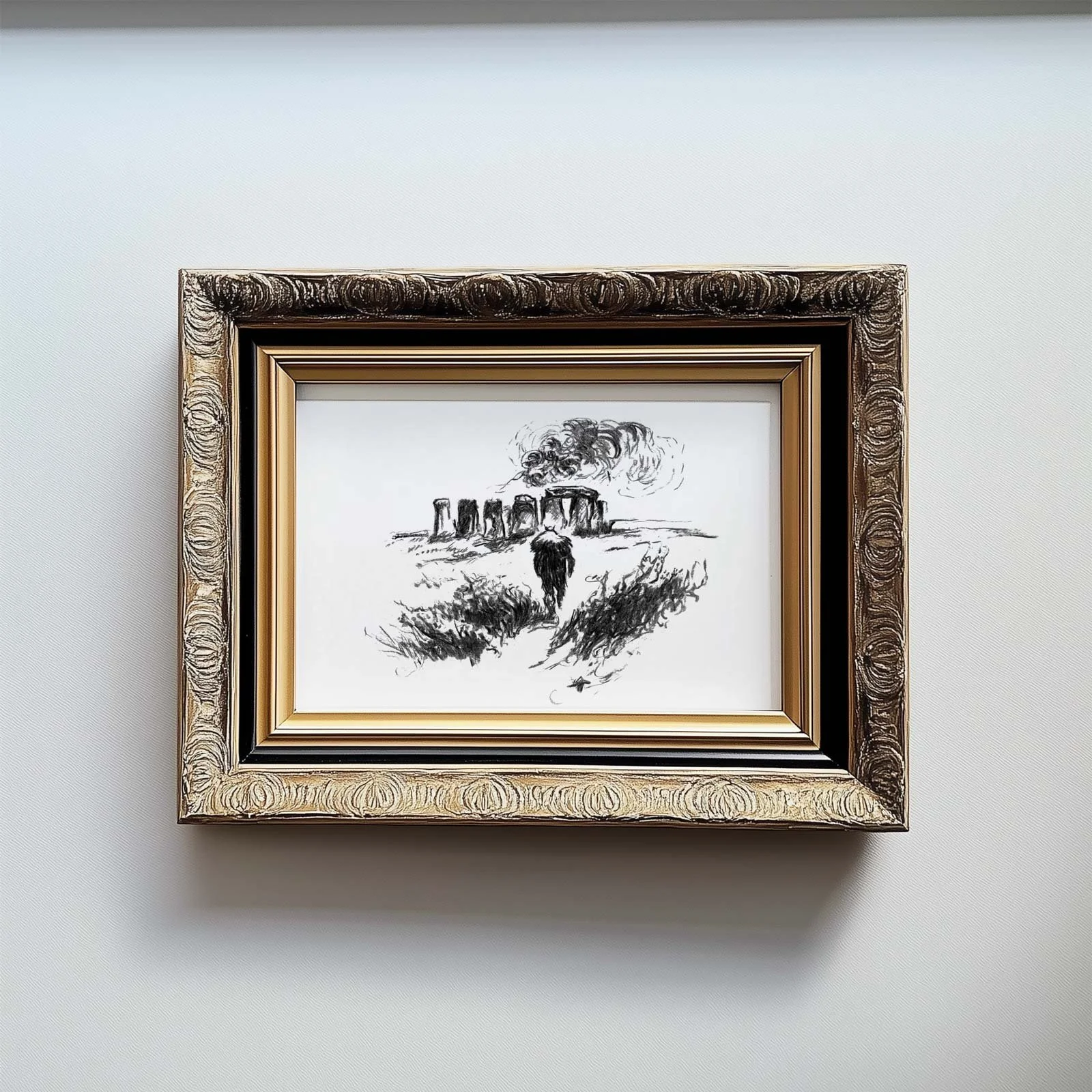 The Vision of Sarum's Plain (A3 Open Print)