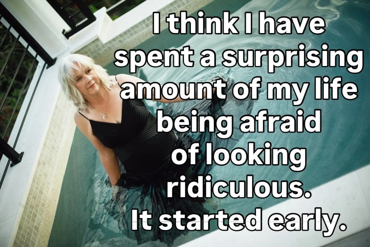 Recently two people told me I was ridiculous.

I've spent enough years worrying about whether someone else thinks I belong here.

From the little girl with the blue bicycle, I didn't need to feel ashamed because someone else was jealous of her joy.

