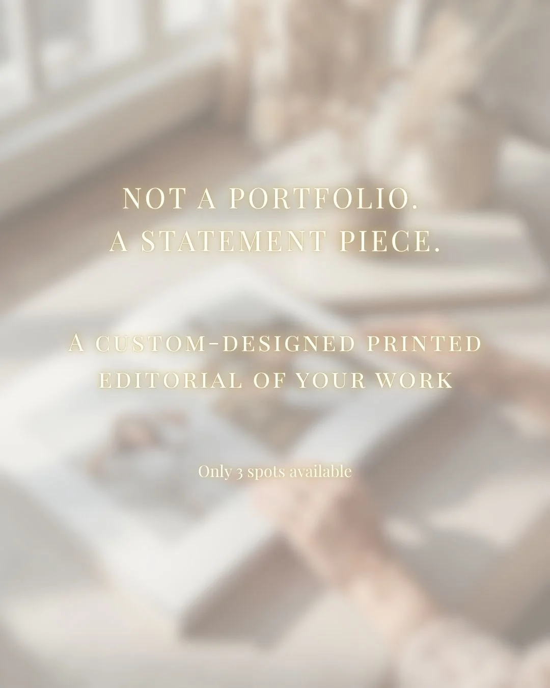 ✨ The Heirloom Studio Collection is back ✨

I&rsquo;ve been wanting to bring this back for a long time&mdash;but only in a way that truly matches the level the magazine has grown into.

More intentional.
More elevated.
More aligned with the kind of w