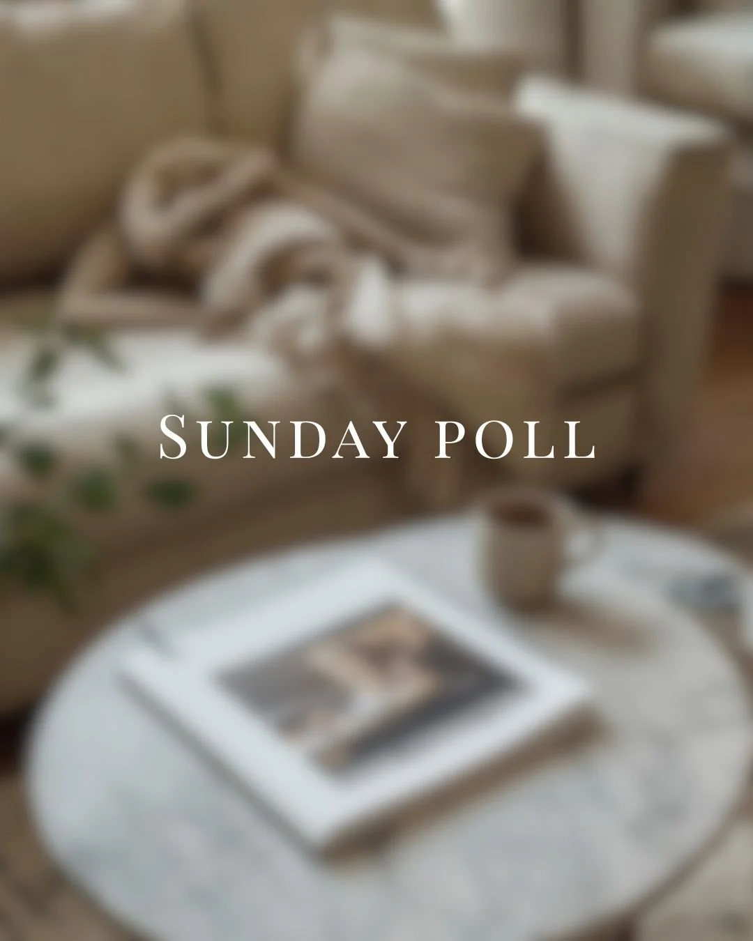 Sunday Poll: Lifestyle 🛋️ or Fine Art 🕯️