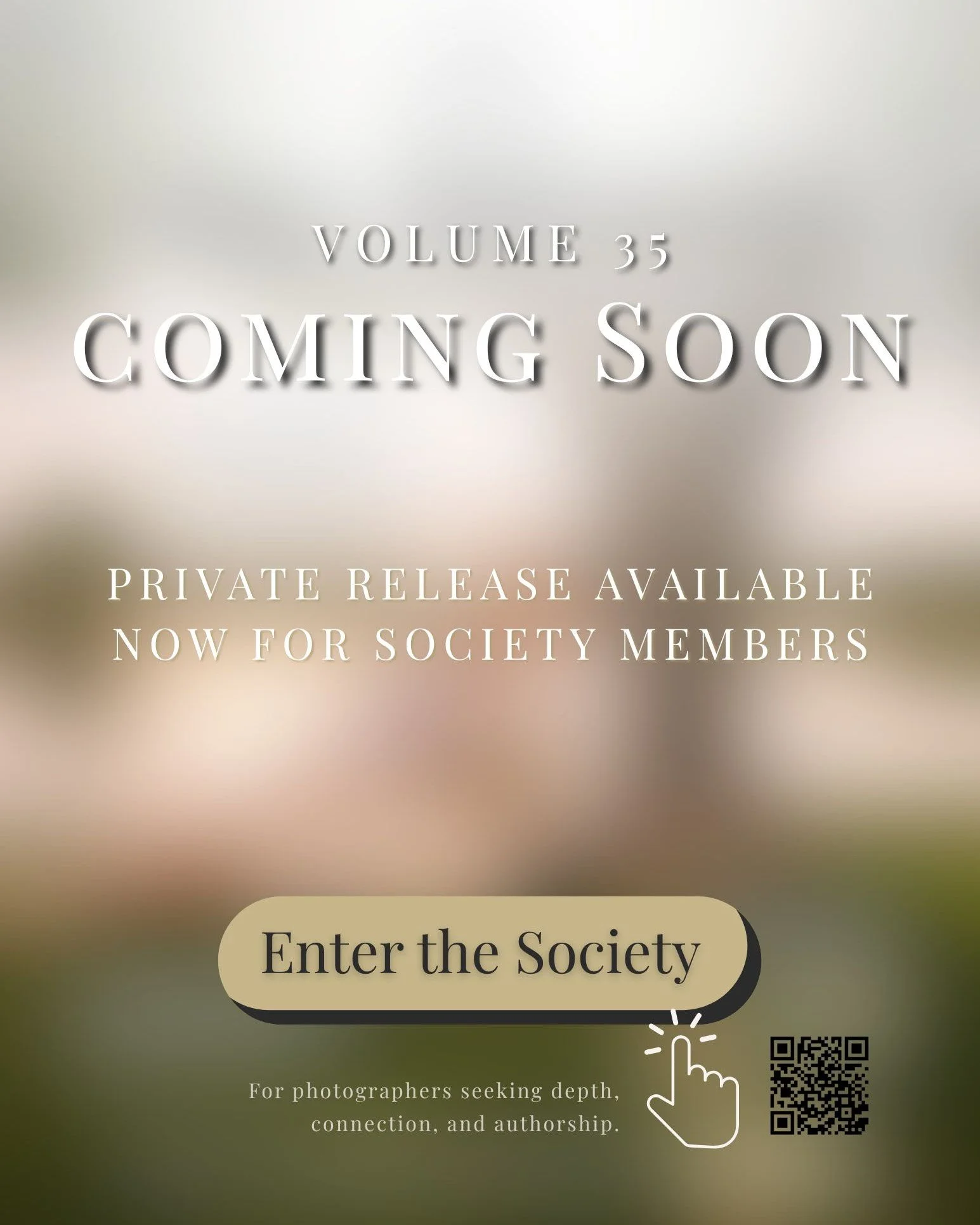 VOLUME 35 PRIVATE RELEASE IS LIVE ✨

Society members officially have early access to the newest issue of She Shoots Magazine beginning today. This volume holds so many incredible women, stories, businesses, artists, photographers, and creatives, and 