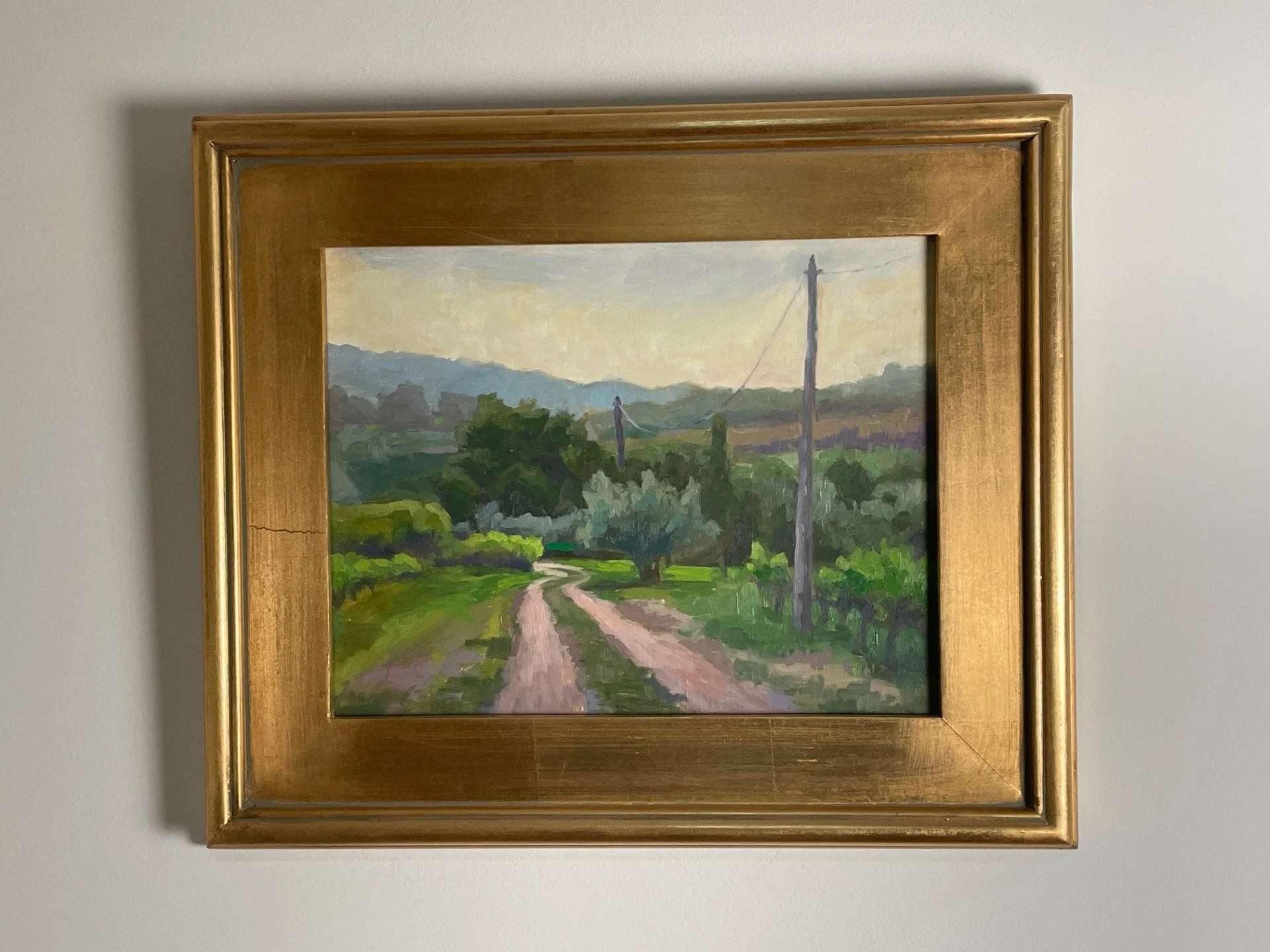 Road in Provence framed.jpg