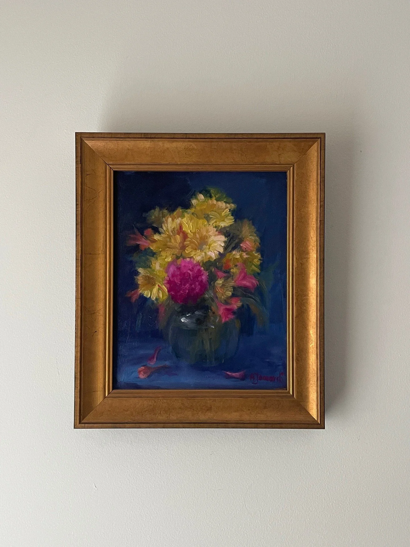 Flowers in a Glasss Vase framed.jpg