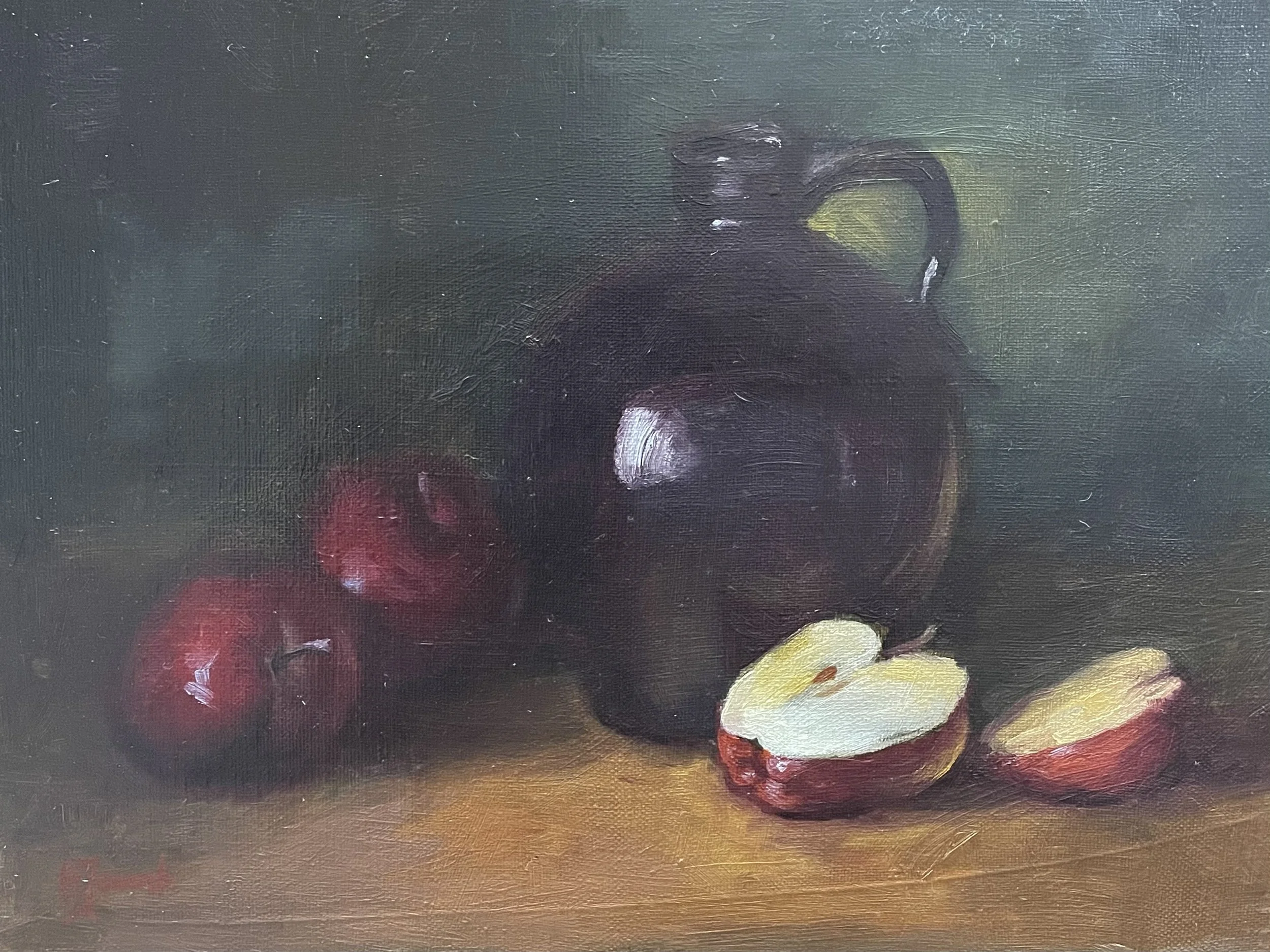 Apples and Dark Pot