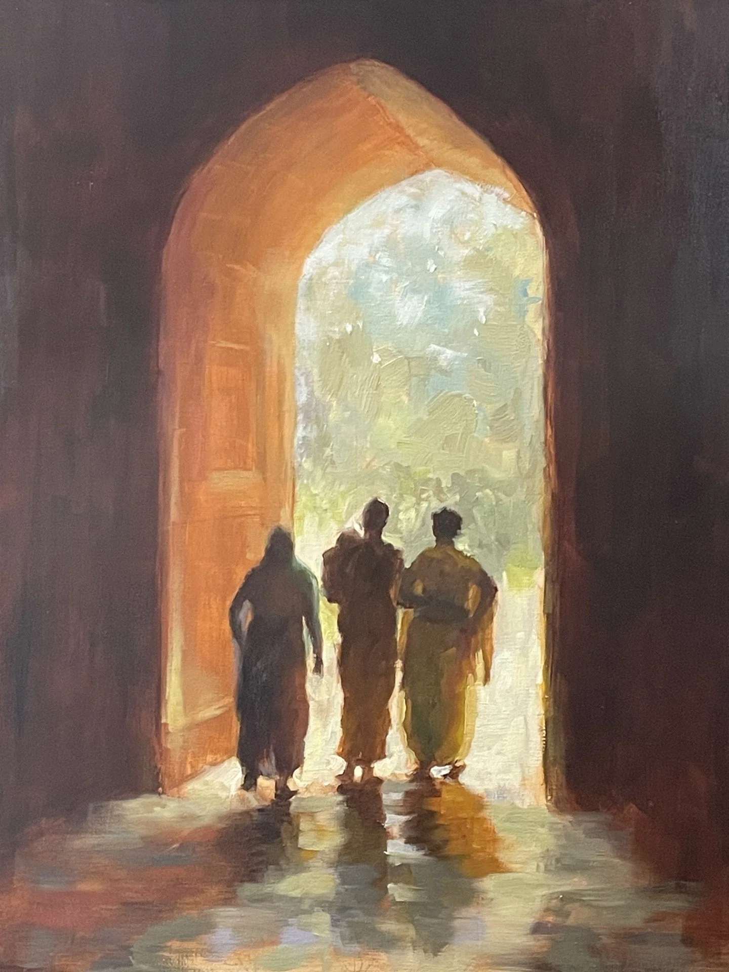 Three Women in the Archway