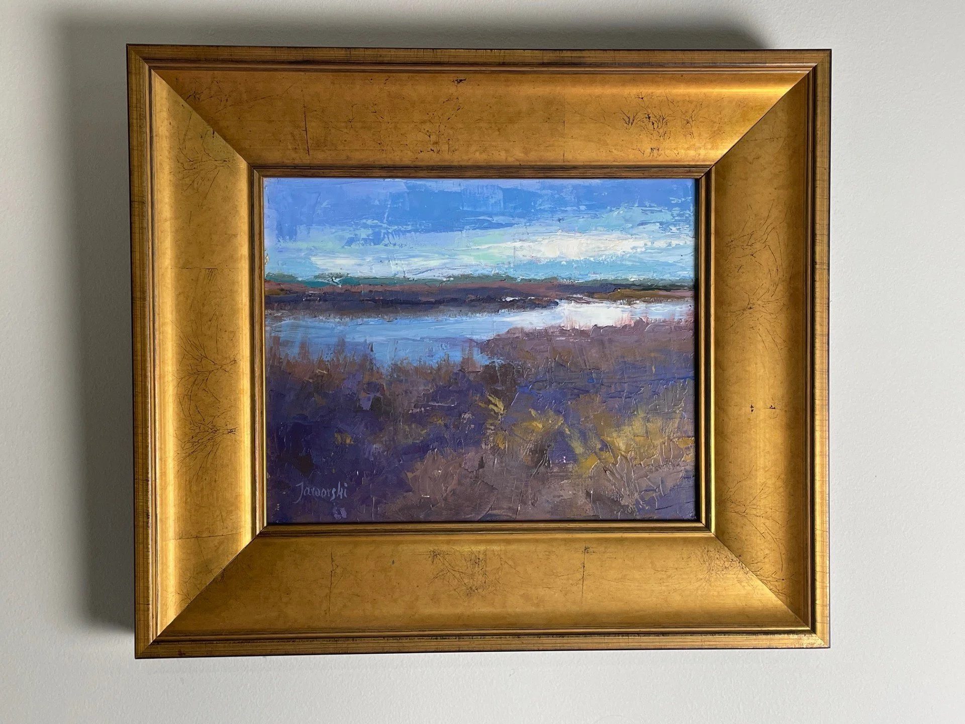 Lake in Oragon framed.jpg