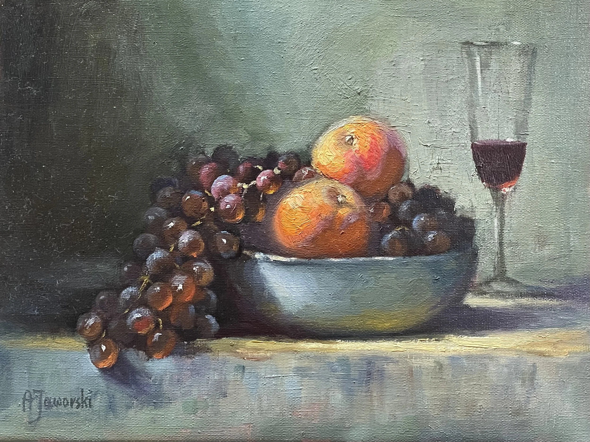 Peaches, Grapes and Wine