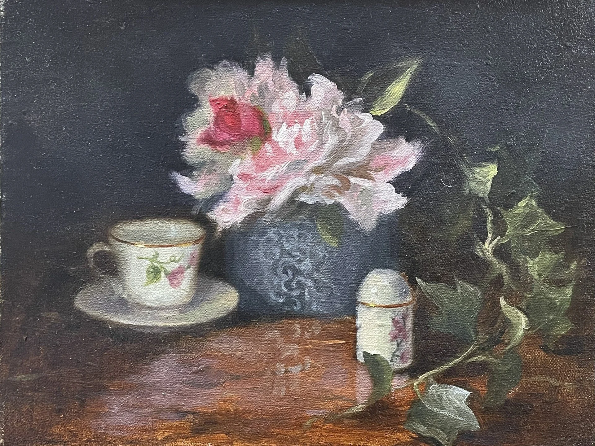 Flowers and Teacup