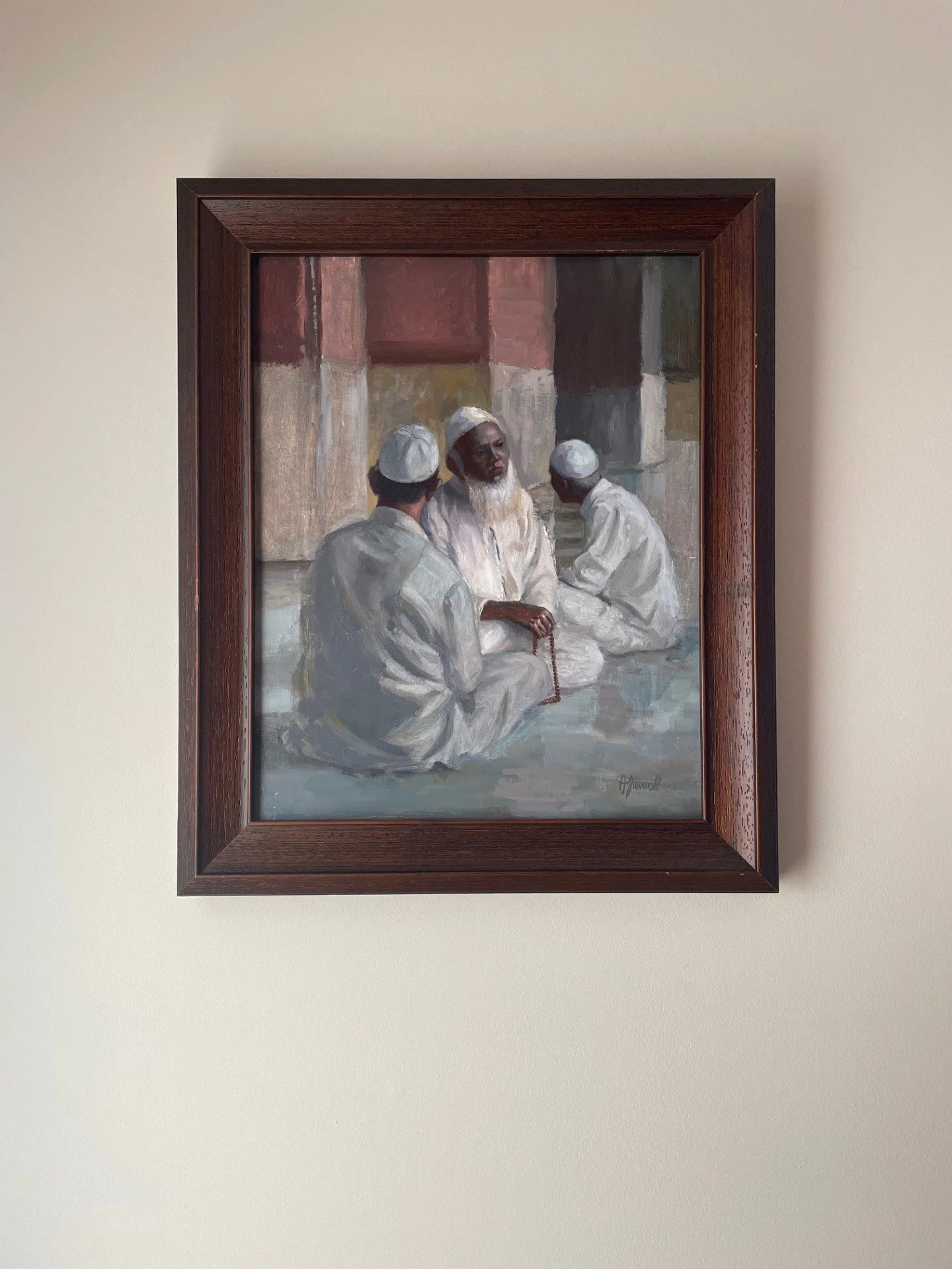 At the Mosque framed.jpg