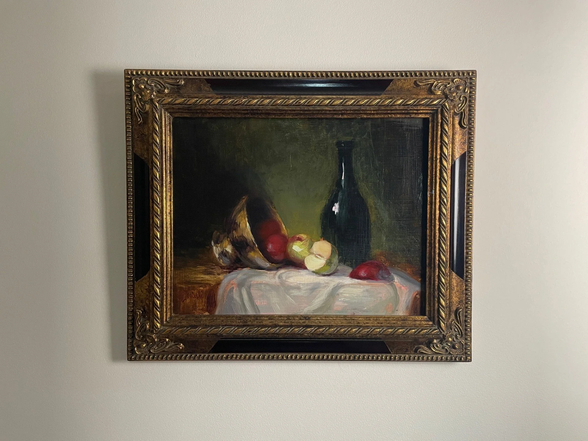 Brass Vase and Apples framed.jpg