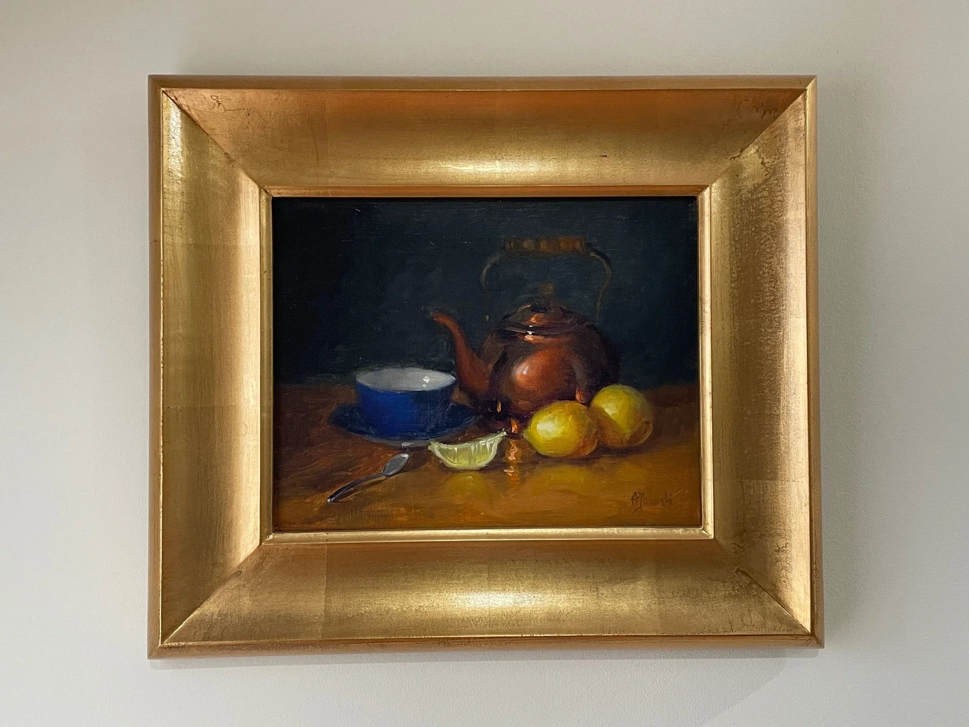 Copper Pot and Lemons framed.jpg