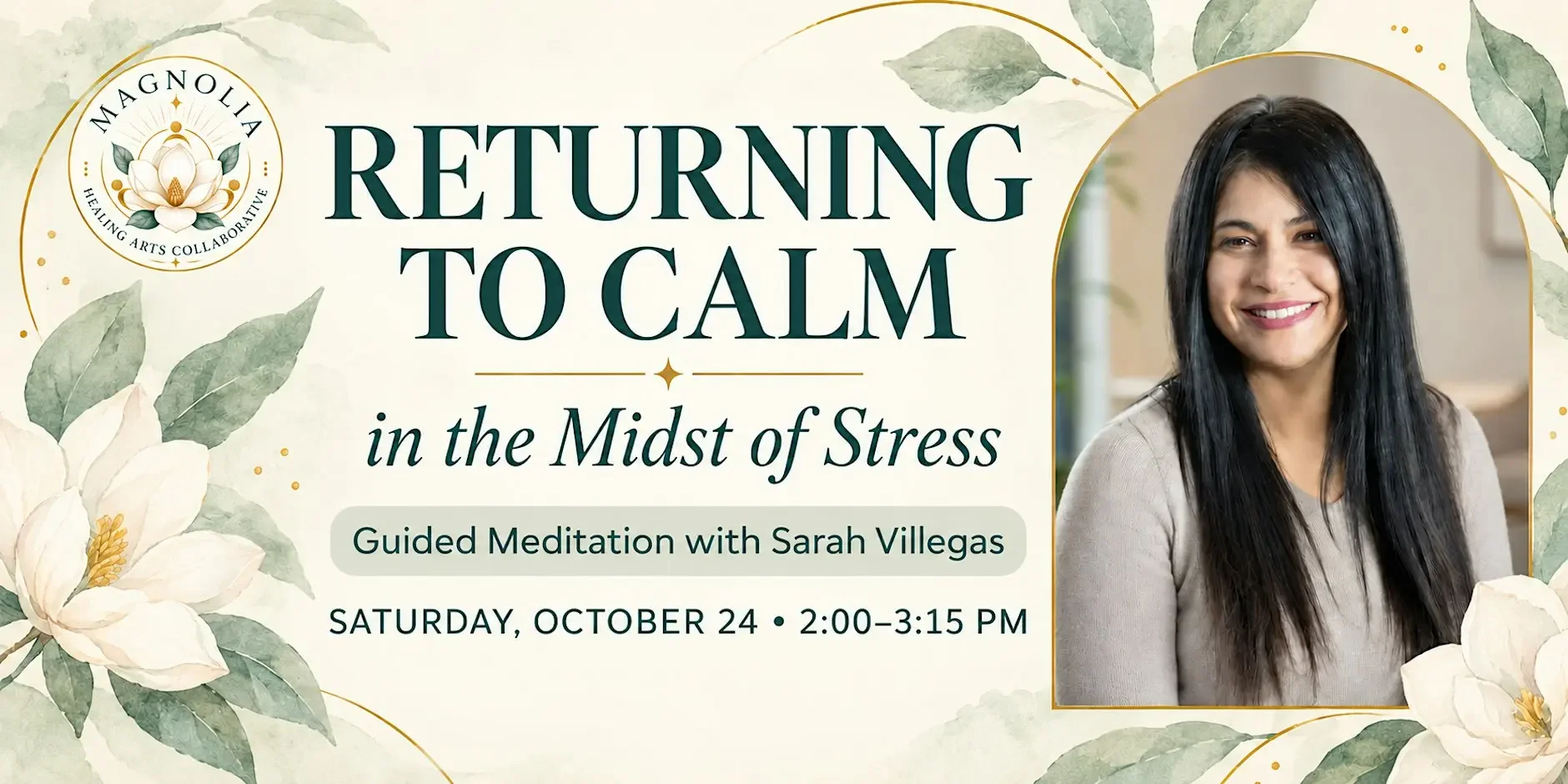 Meditation - Returning to Calm in the Midst of Stress