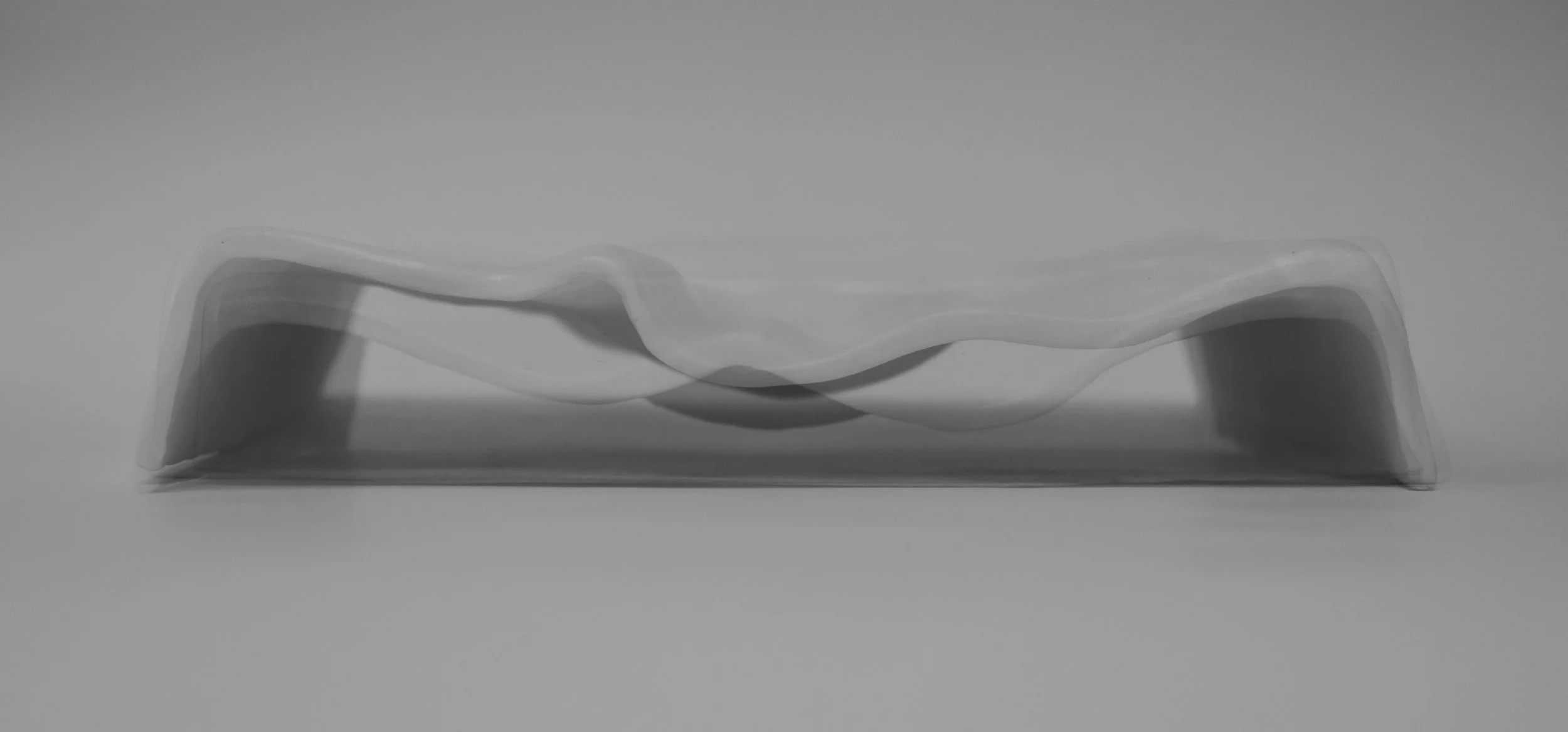 Each side of the Ceramic plate layered through photography