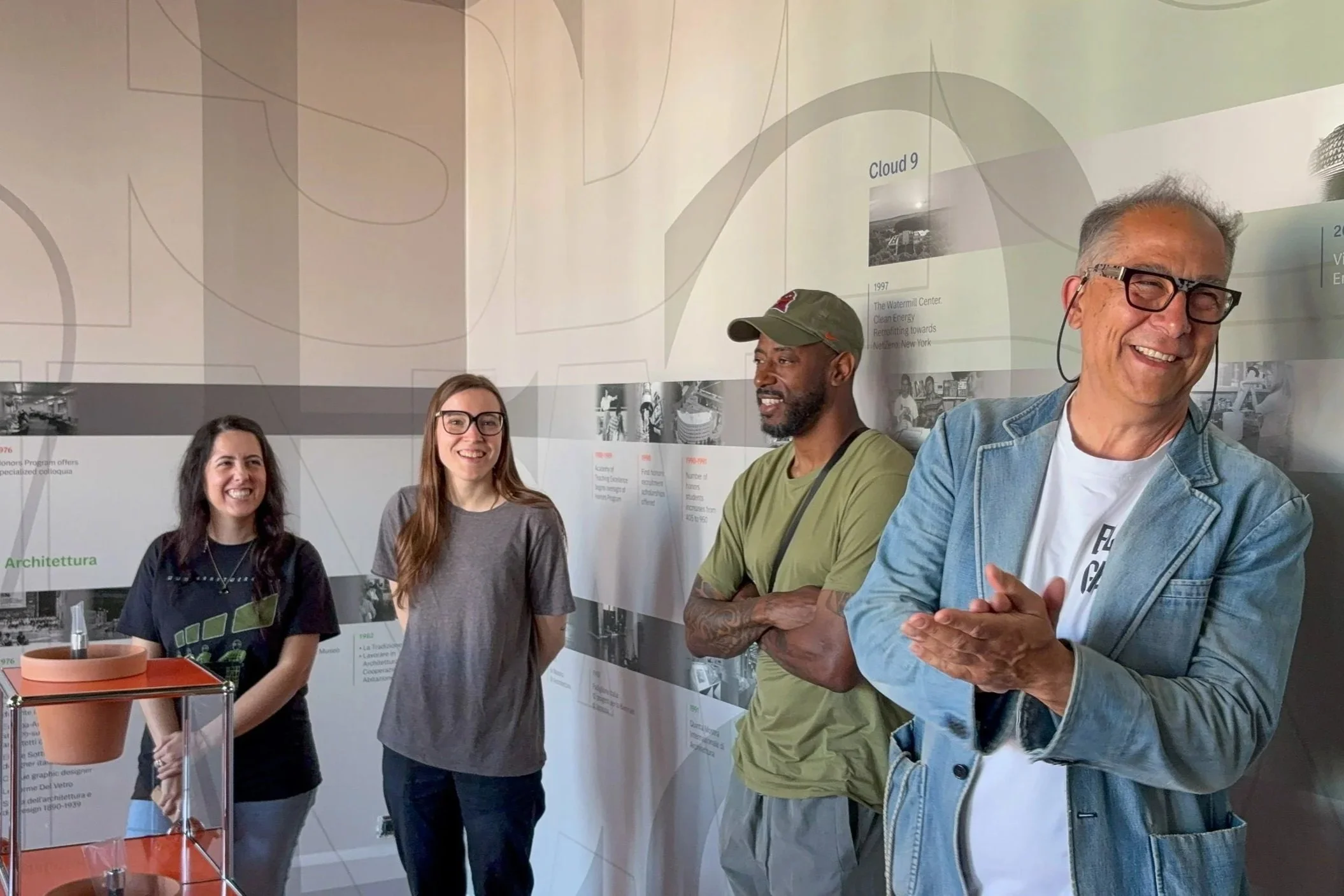 From right to left, Enric Ruiz-Geli, Kevin Jones, and the ECC