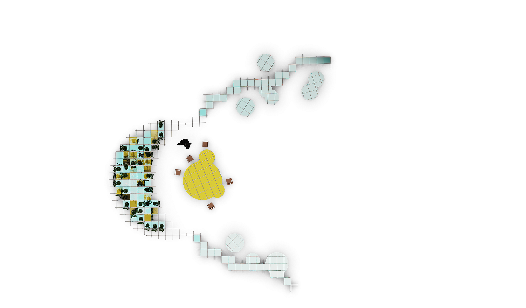 Early design for USM in the garden