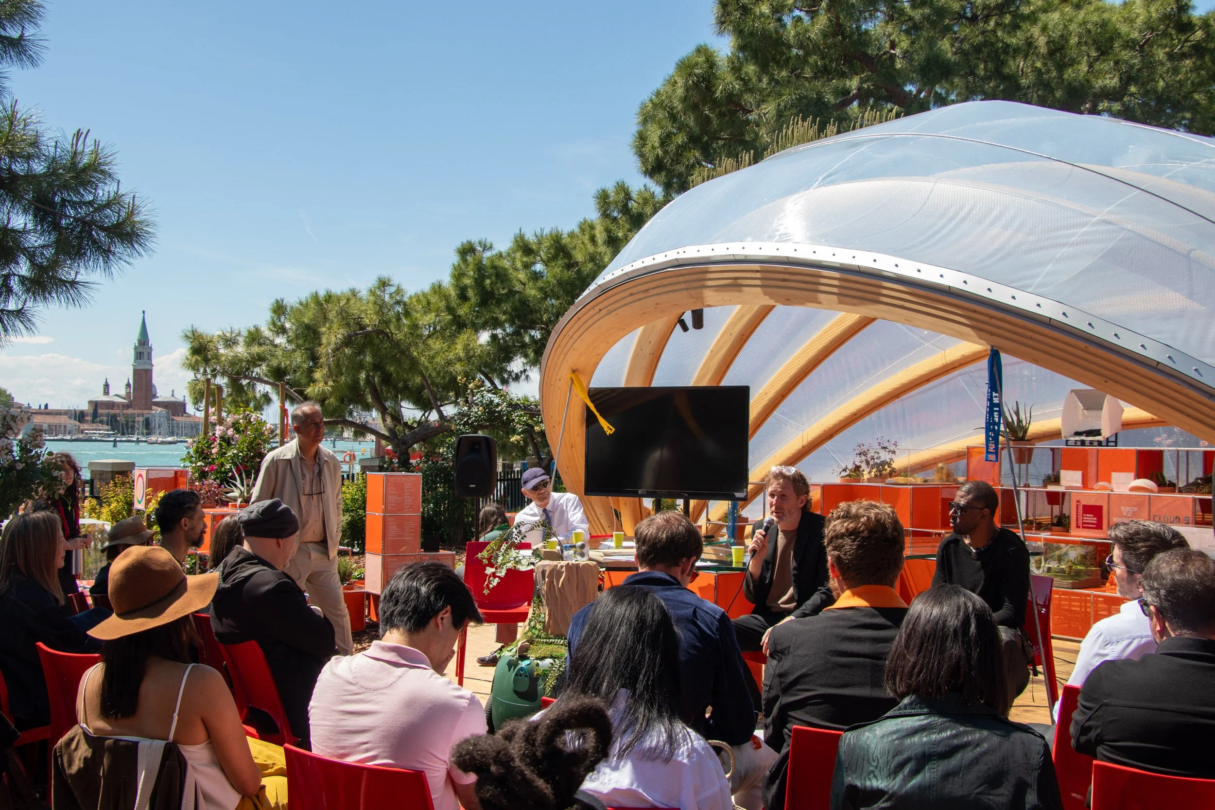  May 9th Symposium Speakers: Kevin Jones, Elizabeth Diller, Vicente Guallart, Summer Islam, Olalekan Jeyifous, Mitchell Joachim,  Maria Lisogorskaya, Ferdinand Ludwig, Mireia Luzarraga, Qingyun Ma, Claudia Pasquero, and Enric Ruiz Geli, Cloud 9 Archi