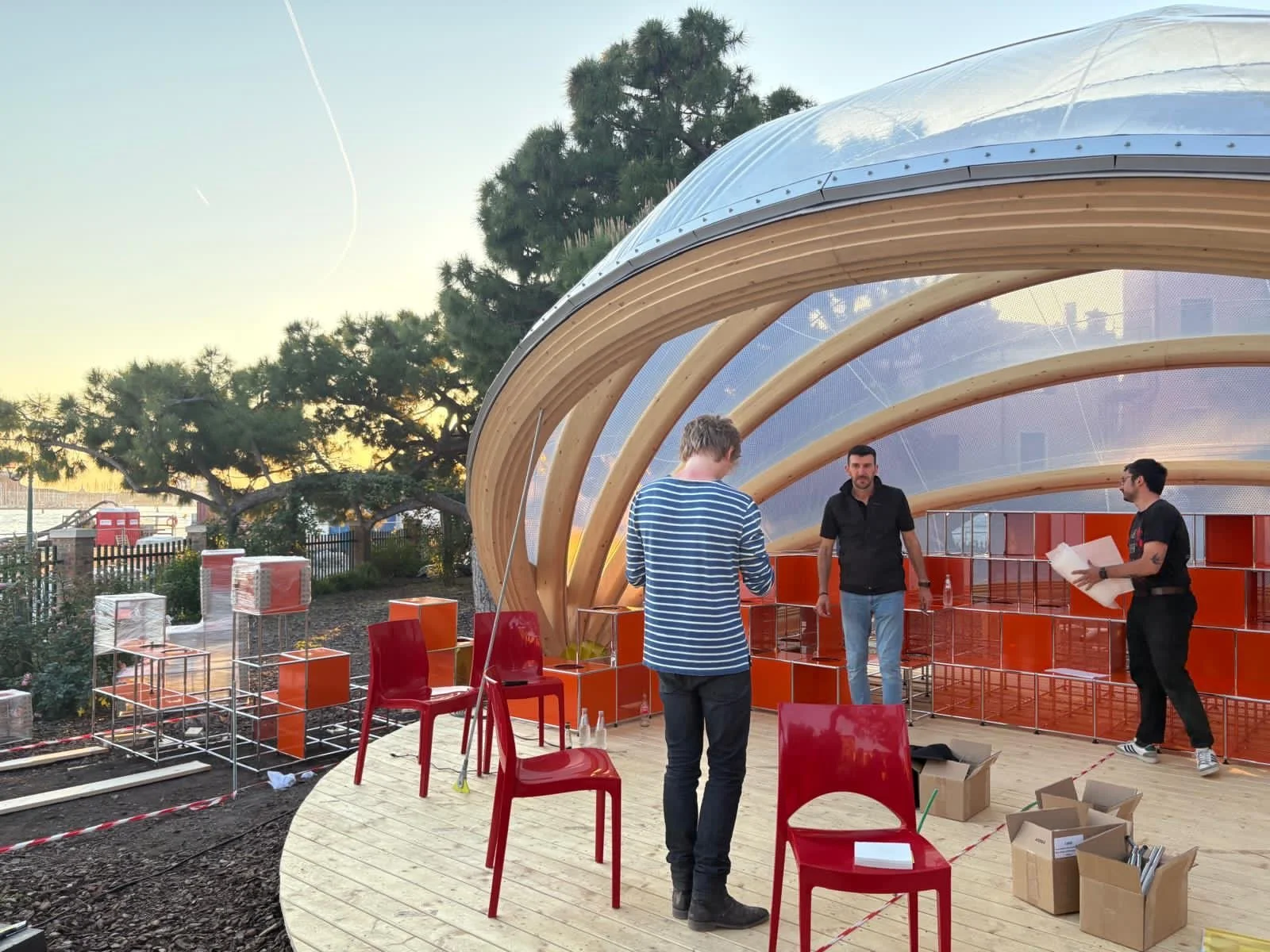 Placing the USM panels 