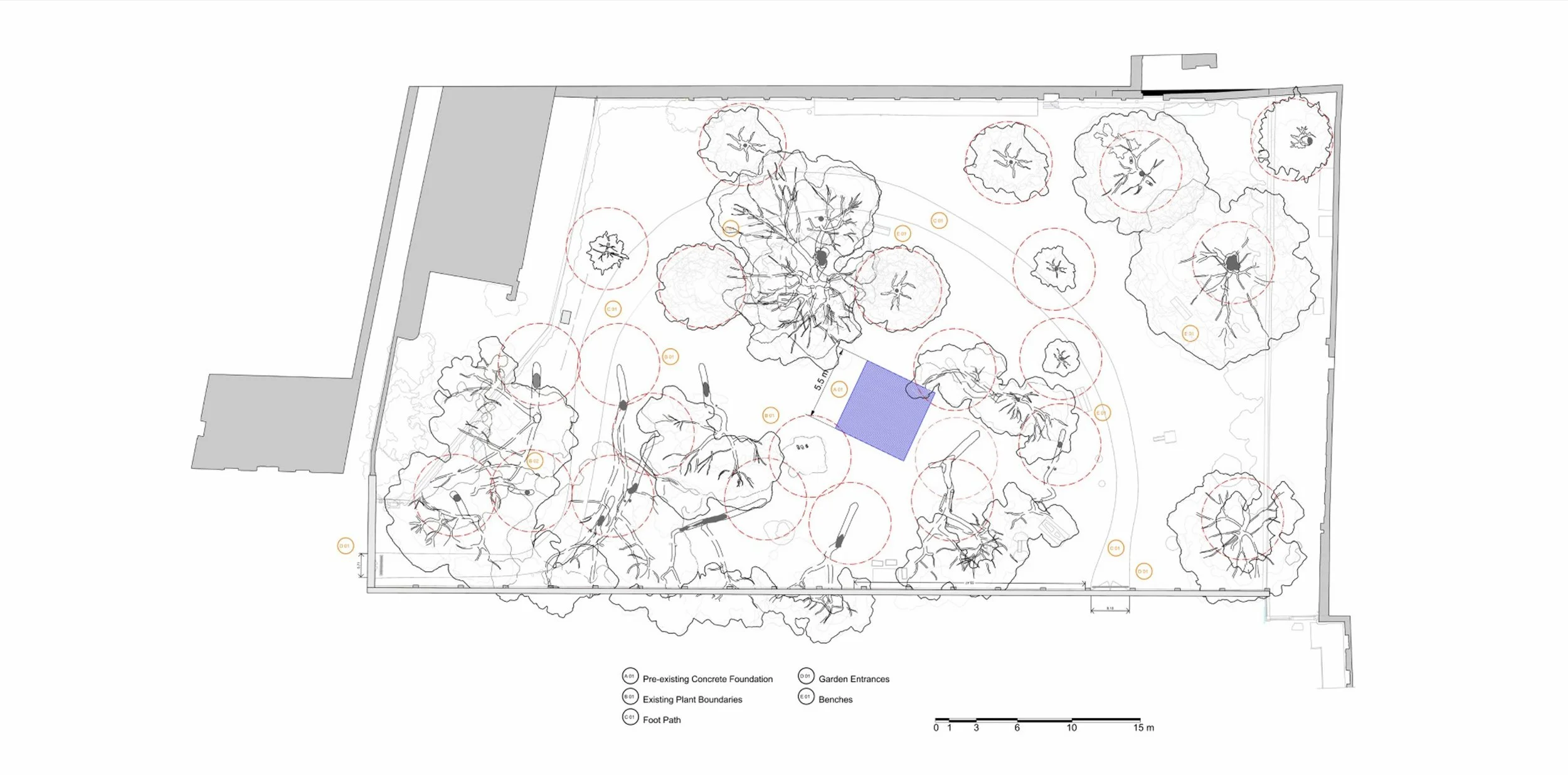 SWIPE THROUGH: Masterplan of the garden