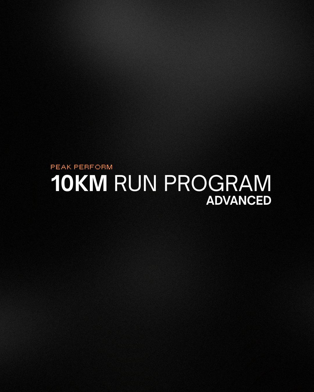 Advanced 10km