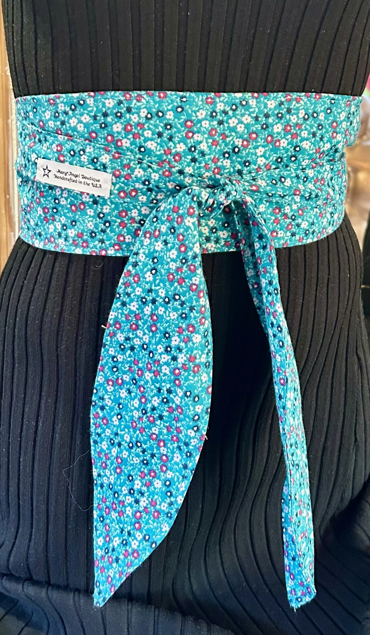 XS-S OBI Turquoise Floral 004