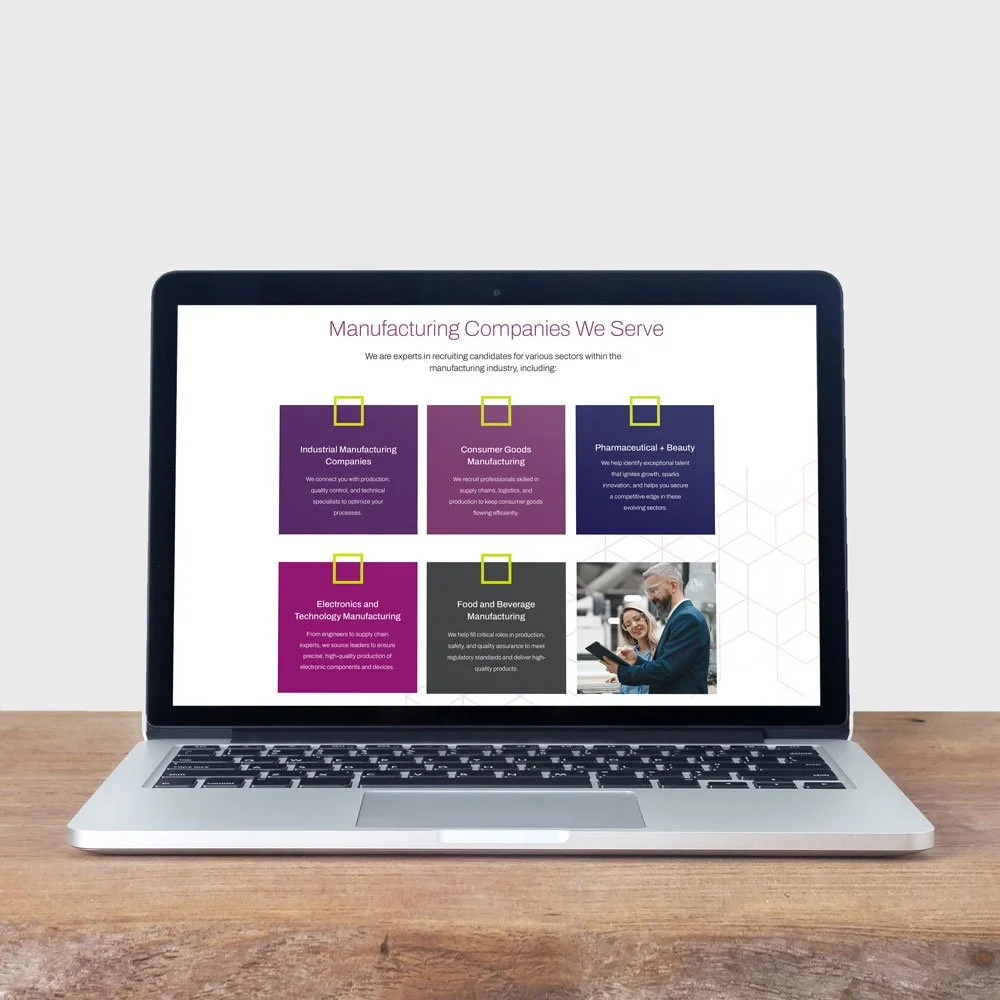 JB Search Partners webpage