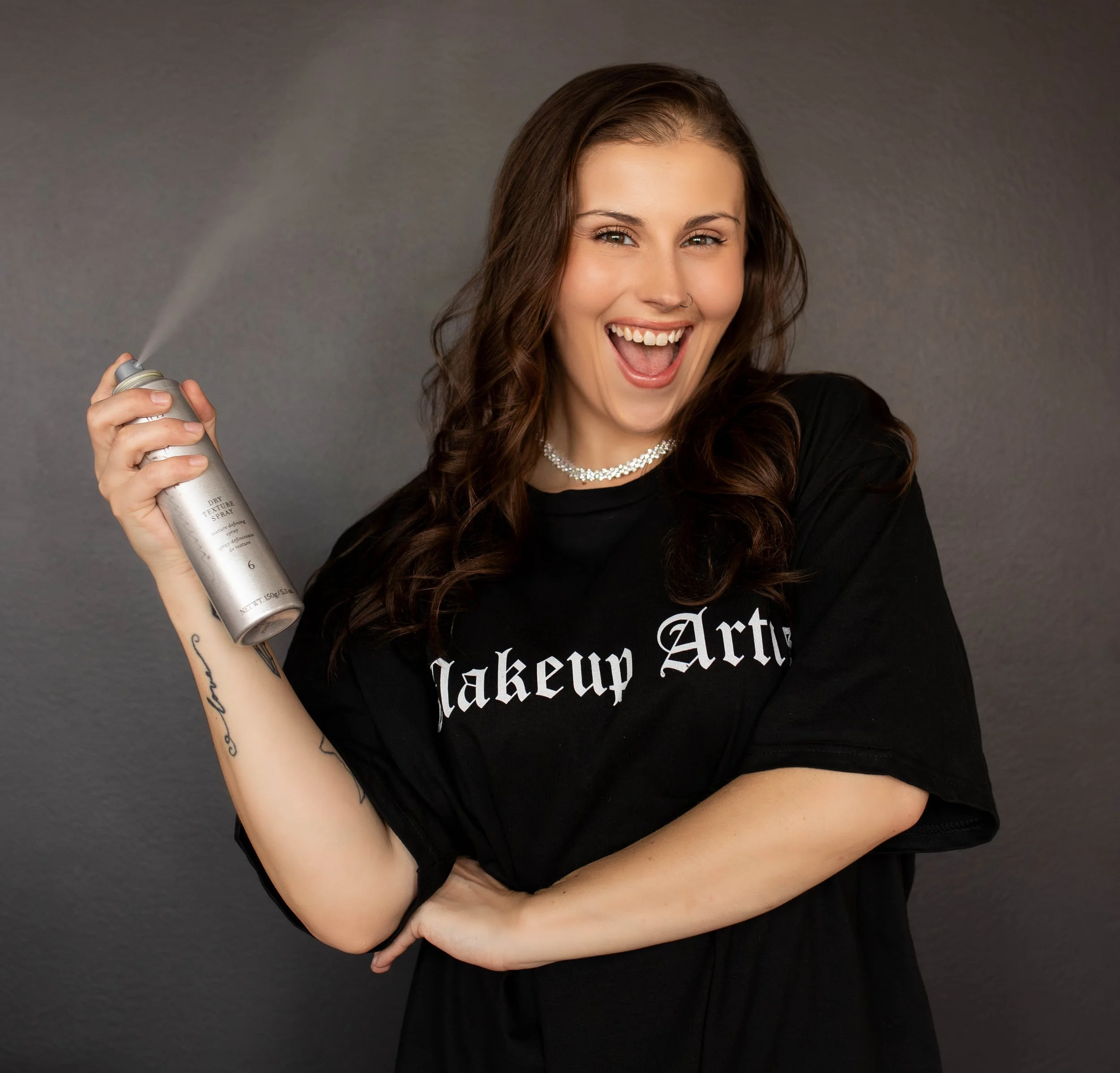 Styled photoshoot with hair and makeup artist by KJ Photography near Twin Cities, Minnesota.