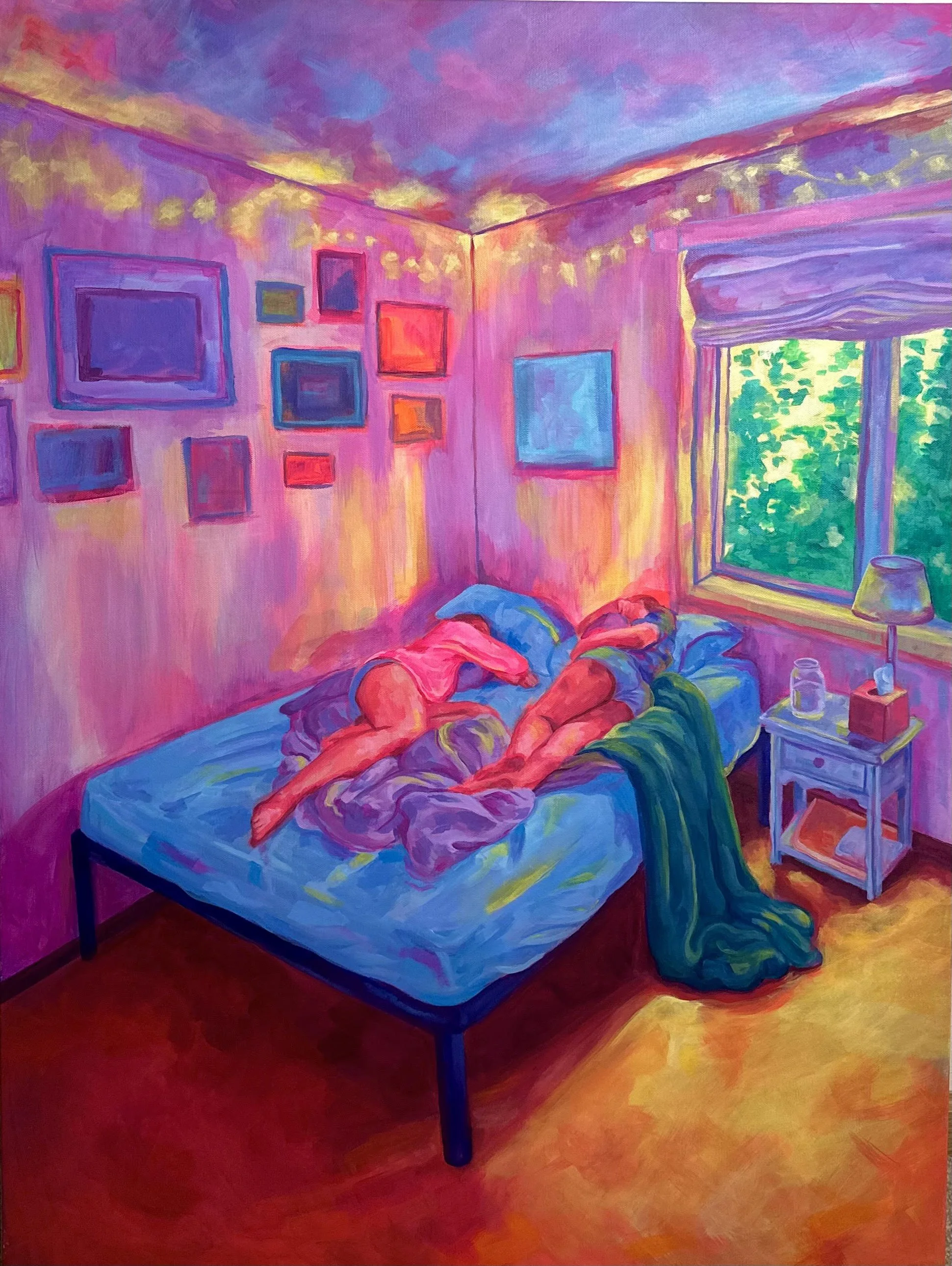 Everyday Party, 2024,
acrylic on canvas
40 x 30 in
