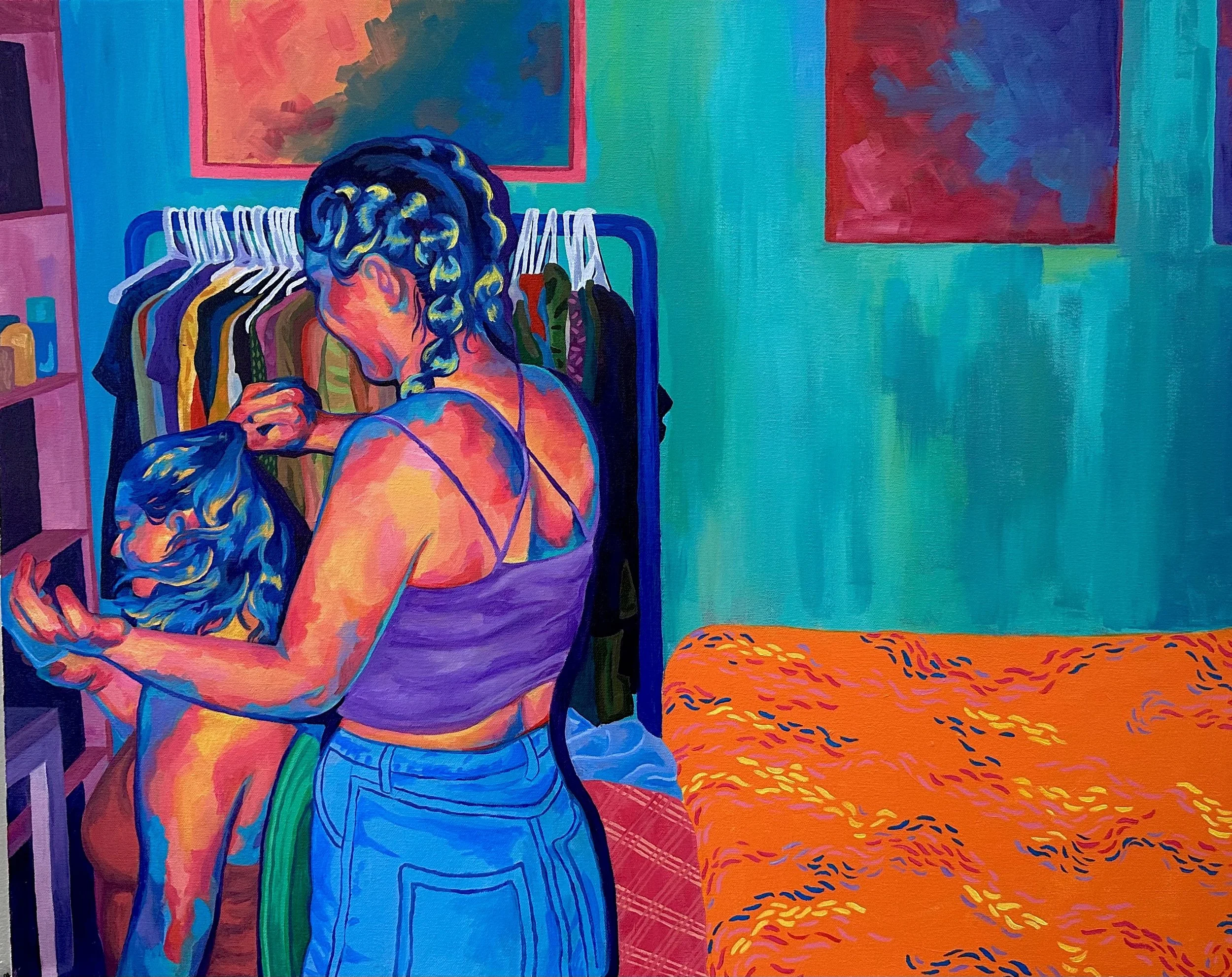 The Event, 2022,
acrylic on canvas
24 x 30 in