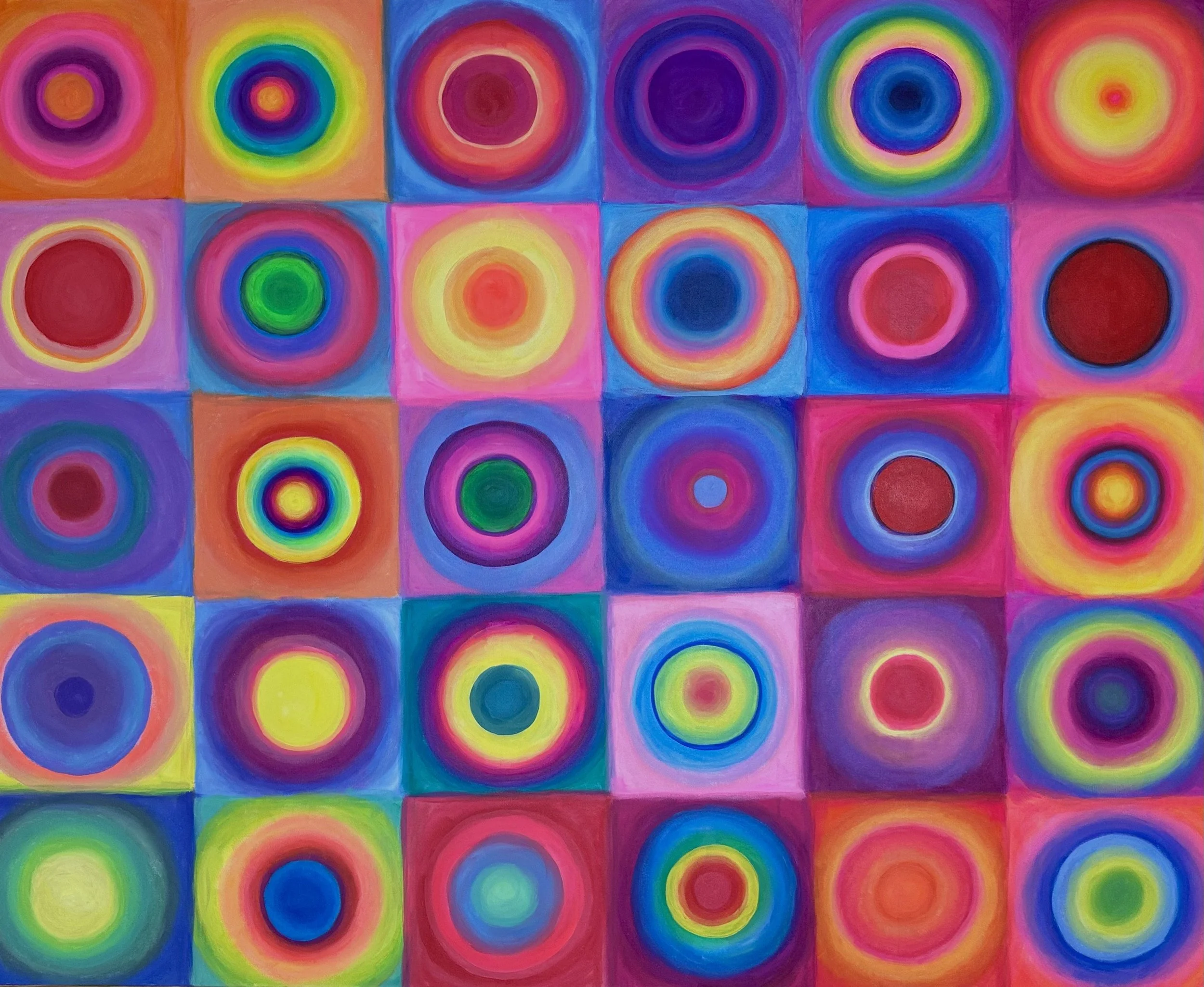 Modular #1, 2024,
acrylic on canvas
36 x 60 in