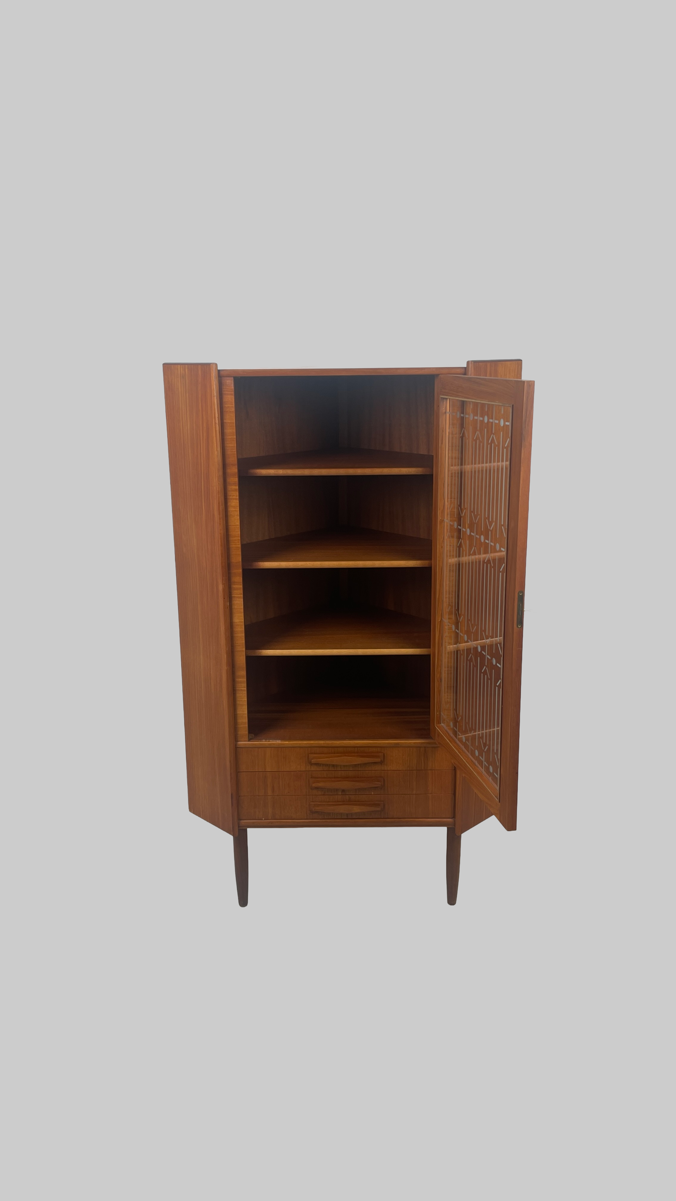 Corner cabinet by P. Rimme's Mobelfabrik